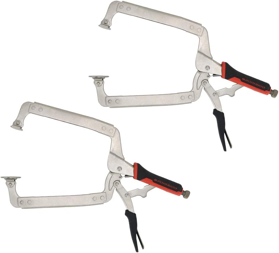 Monster & Master 18in C-clamp Locking Pliers for Heavy Duty Tasks
