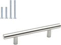 homdiy Brushed Nickel Cabinet Pulls 4in Center to Center - Pack of 100