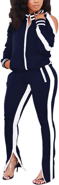 TOPONSKY Women Casual 2 Piece Outfit Long Pant Set Sweatsuits Women's