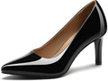 Women's Pointed Toe Stiletto Pumps - Comfortable 3-in Heel