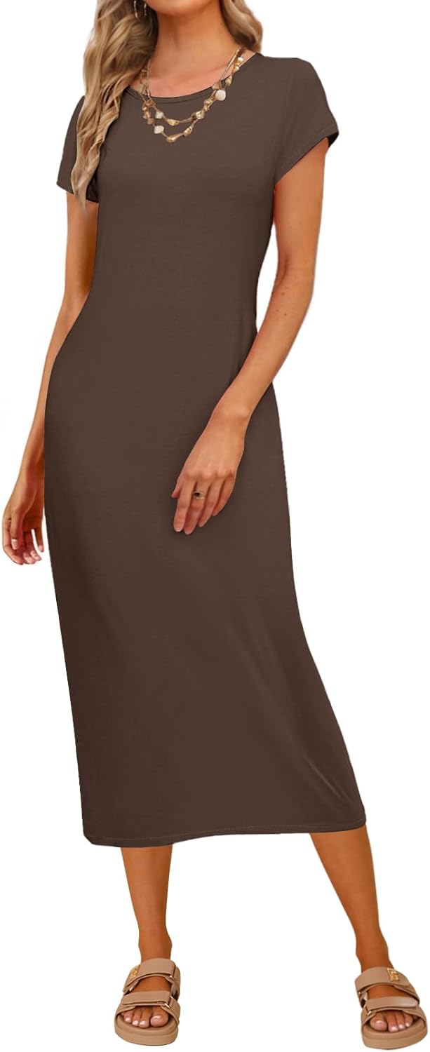 Stylish and Comfortable Women's Summer Short Sleeve Tshirt Dress