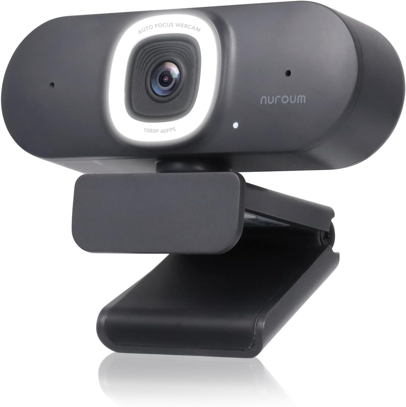 NUROUM V15-AFL Streaming Webcam with Ring Light and Autofocus
