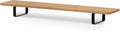 Dual Monitor Stand Riser 41.3in Natural Oakwood - Ergonomic