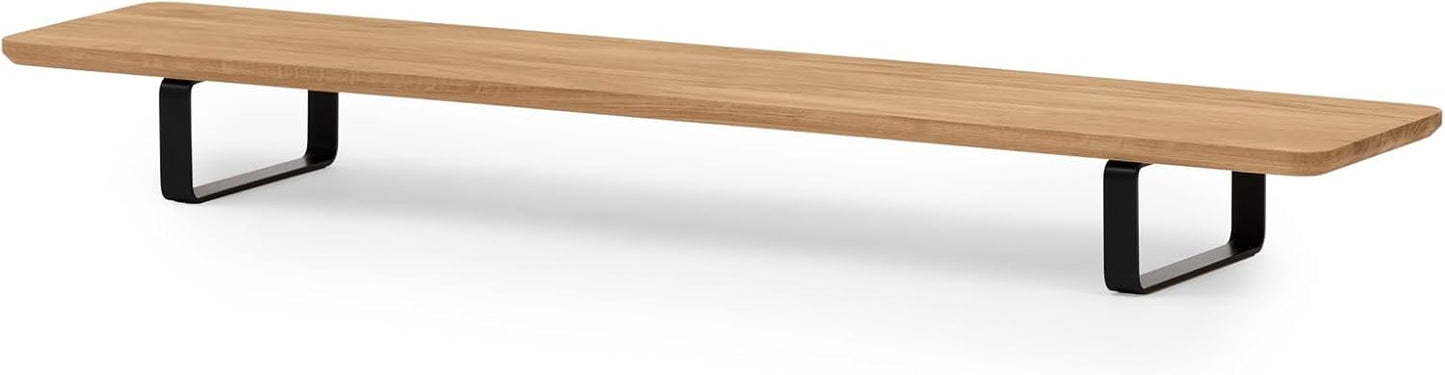 Oakywood Dual Monitor Stand - Handmade Natural Wood Riser