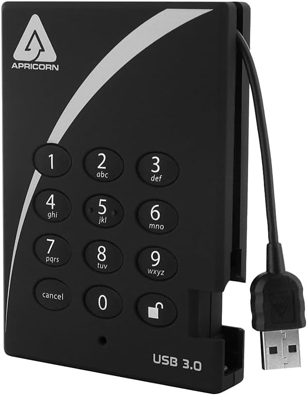 Secure Your Data with Apricorn Aegis 2TB USB 3.0 Drive