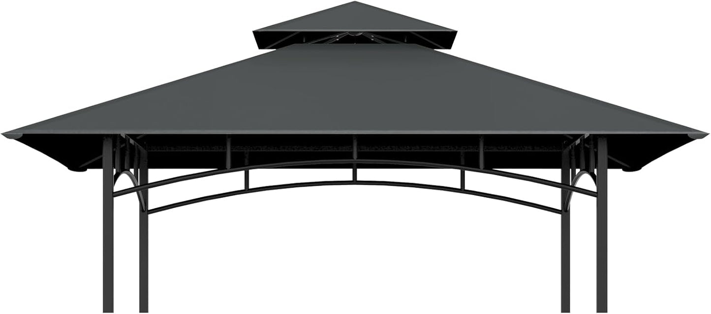 Grill Gazebo Replacement Top for Model L-GG001PST-F Canopy