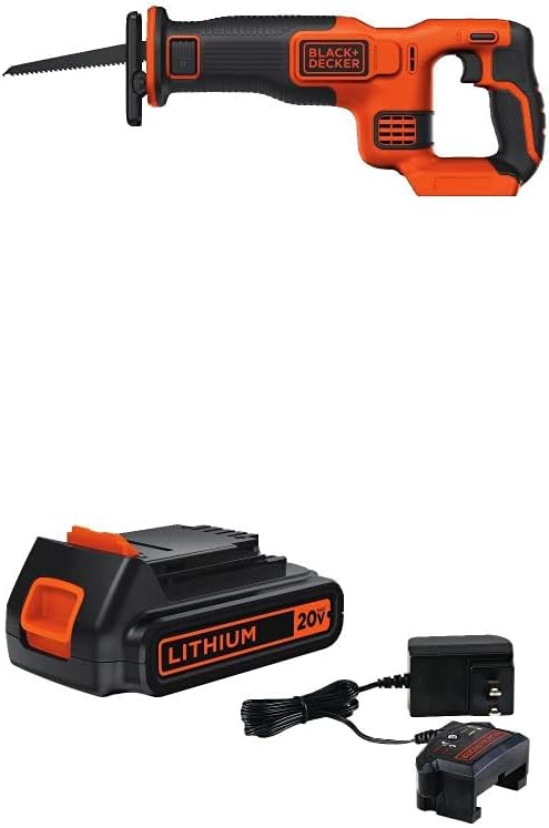 BLACK+DECKER 20V MAX Reciprocating Saw for Versatile Cutting