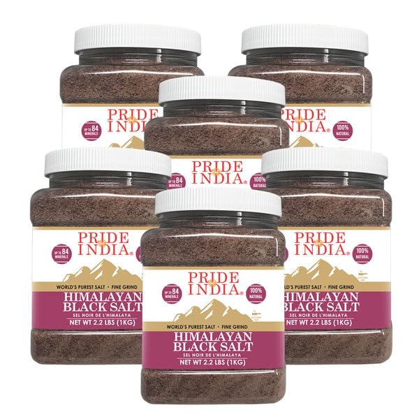 Himalayan Black Rock Salt - Fine Grind for Cooking & Bathing