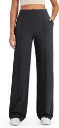 G4Free Wide Leg Pants High Waisted Yoga Pants with Pockets Women's