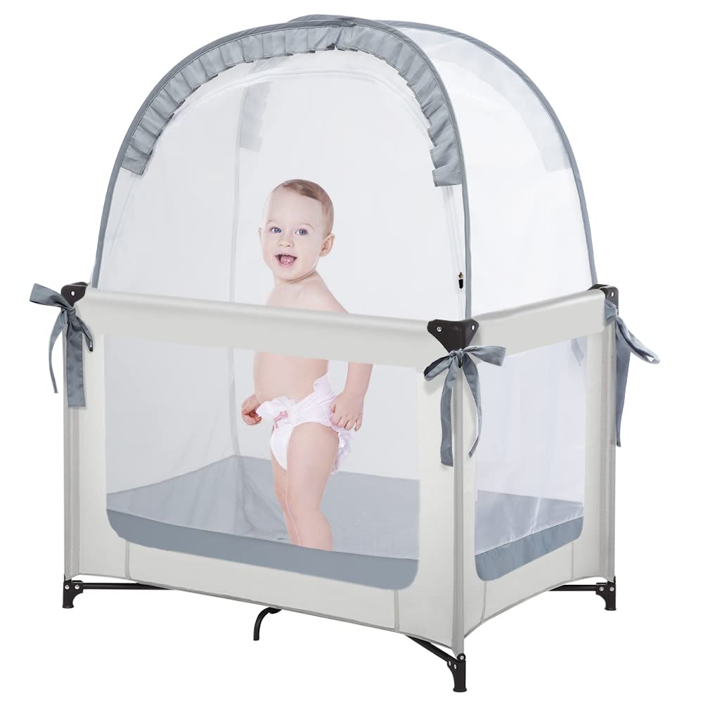 Pack N Play Tent for Safe Baby Sleep and Playtime Anywhere
