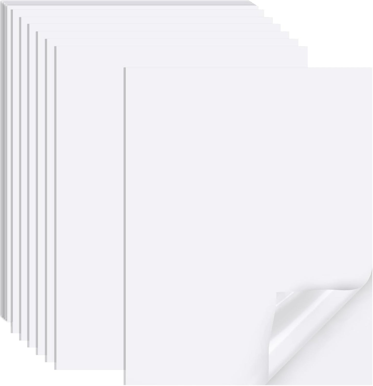 Joyberg Matte Sticker Paper: 40 Sheets Full-Size Labels
