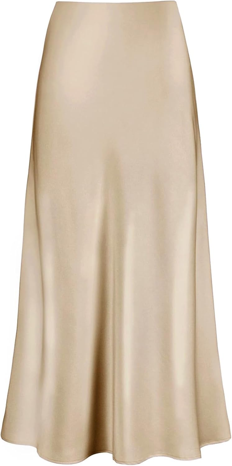 Women's Satin High Waisted Maxi Skirts for Every Occasion