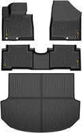 4PCS Floor Mats Cargo Liner Fit Hyundai Santa Fe 2017 - All Weather