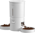 Dual Automatic Cat Feeder for 2 Cats - 6 Meals, Dual Bowls
