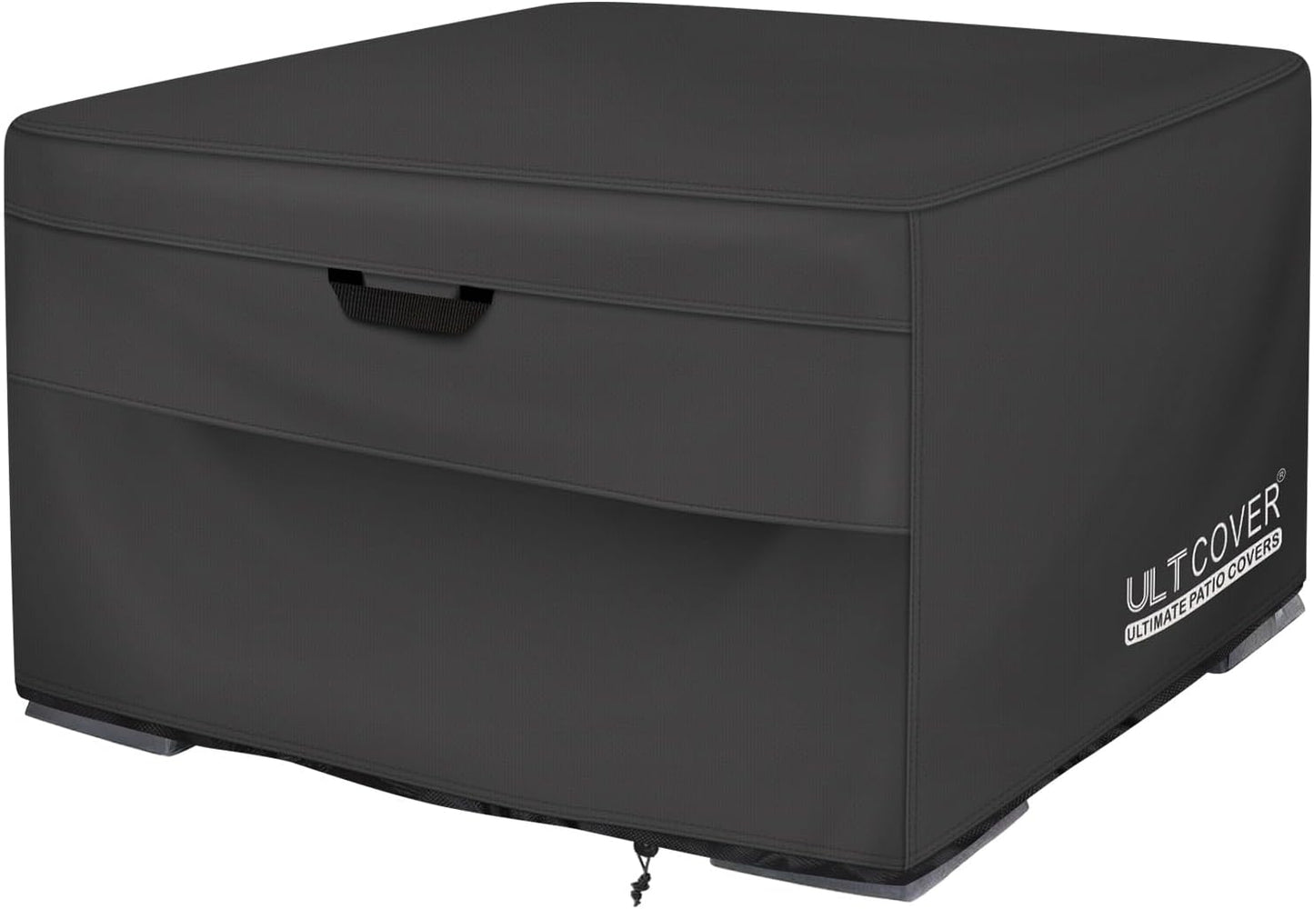 ULTCOVER 50 Inch Square Patio Fire Pit Table Cover - Waterproof