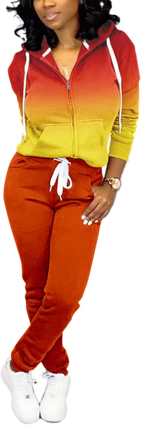 Trendy Two Piece Outfits for Women Casual Tracksuit Set
