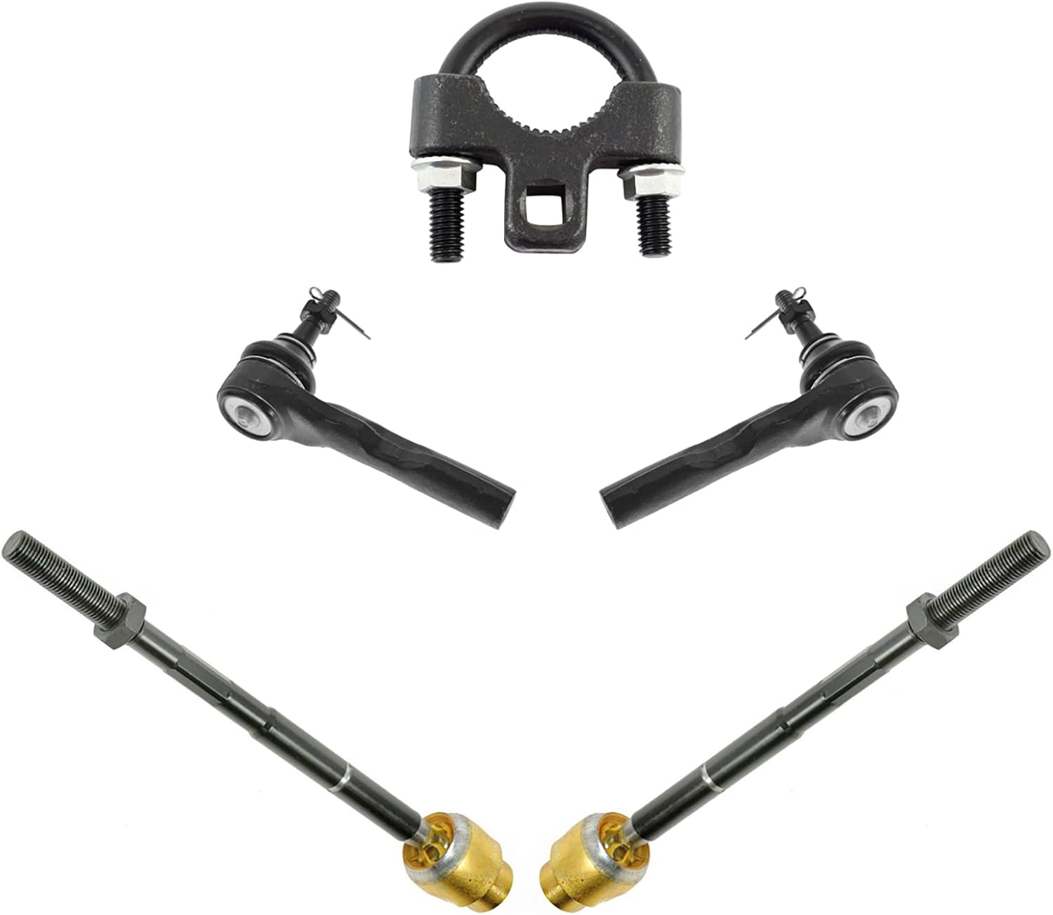 TRQ Front Tie Rod Set for 2004-2012 Chevrolet Malibu & More