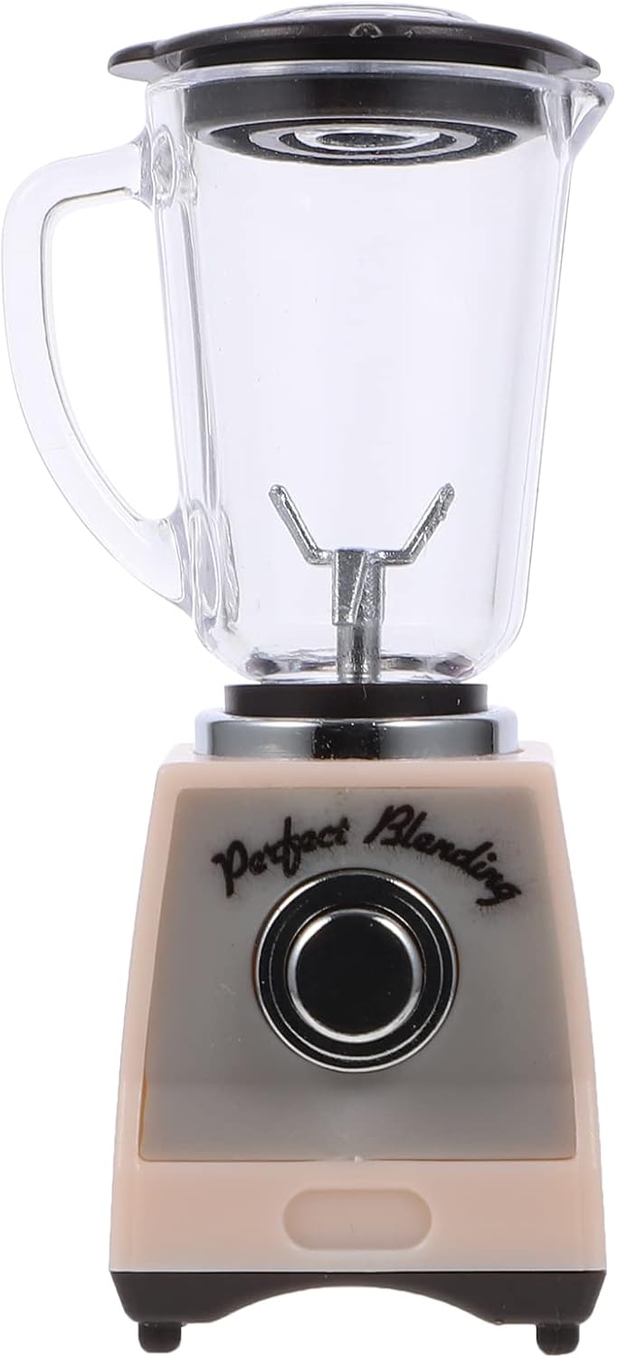 LUOZZY Mini Blender Toy: Realistic Dollhouse Pretend Play