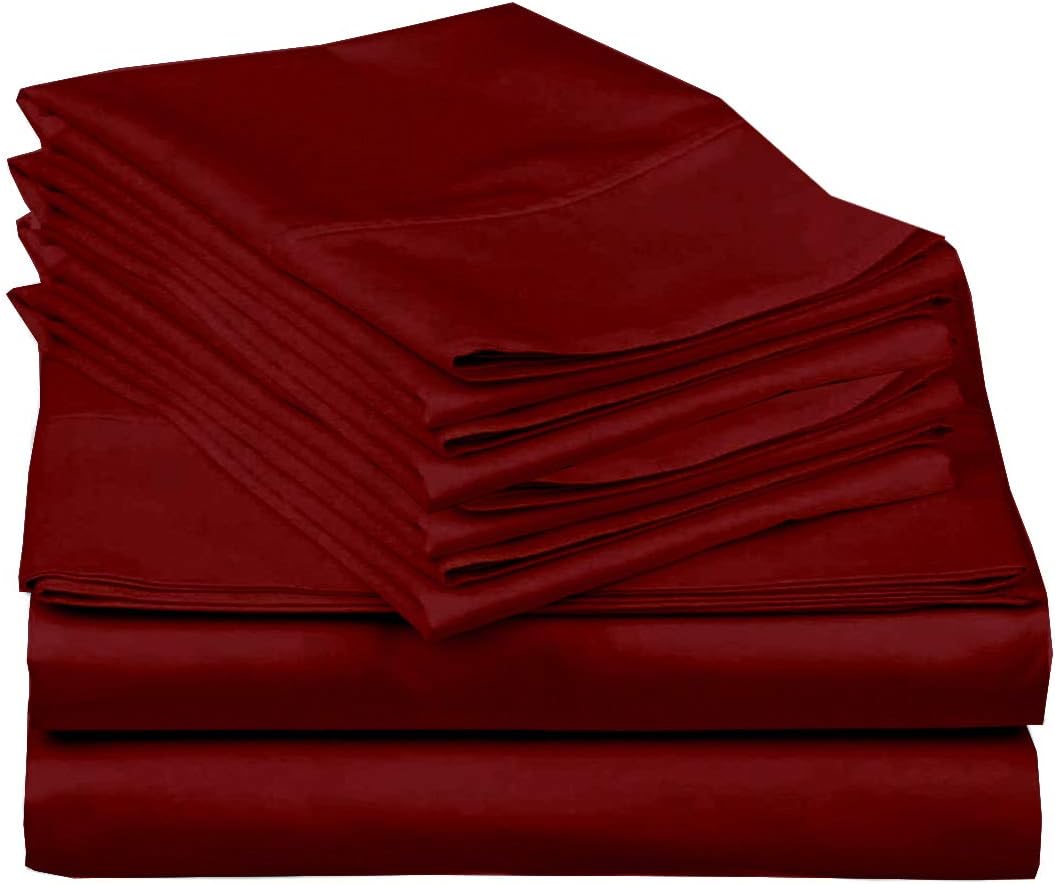 6 Piece Extra Deep Pocket Full Size Sheet Set for Comfort