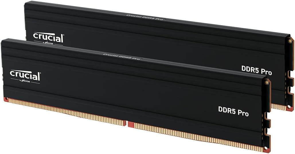 Crucial Pro 128GB DDR5 RAM Kit for Gaming & Productivity