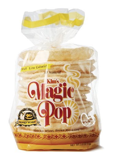 Kim's Magic Pop Honey Wheat Rice Cakes - Healthy Snack Option