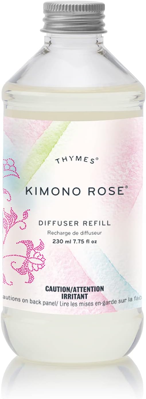 Thymes Reed Diffuser Oil Kimono Rose - Elegant Home Fragrance