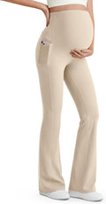 BareFeel Maternity Flare Leggings with Pockets - Comfortable OverBelly