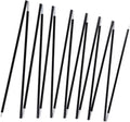 Aluminum Tent Poles Replacement Black Pre-Assembled - Durable Repair