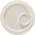 Melamine Serving Platter for Chips and Dip - Sectional Appetizer Plate