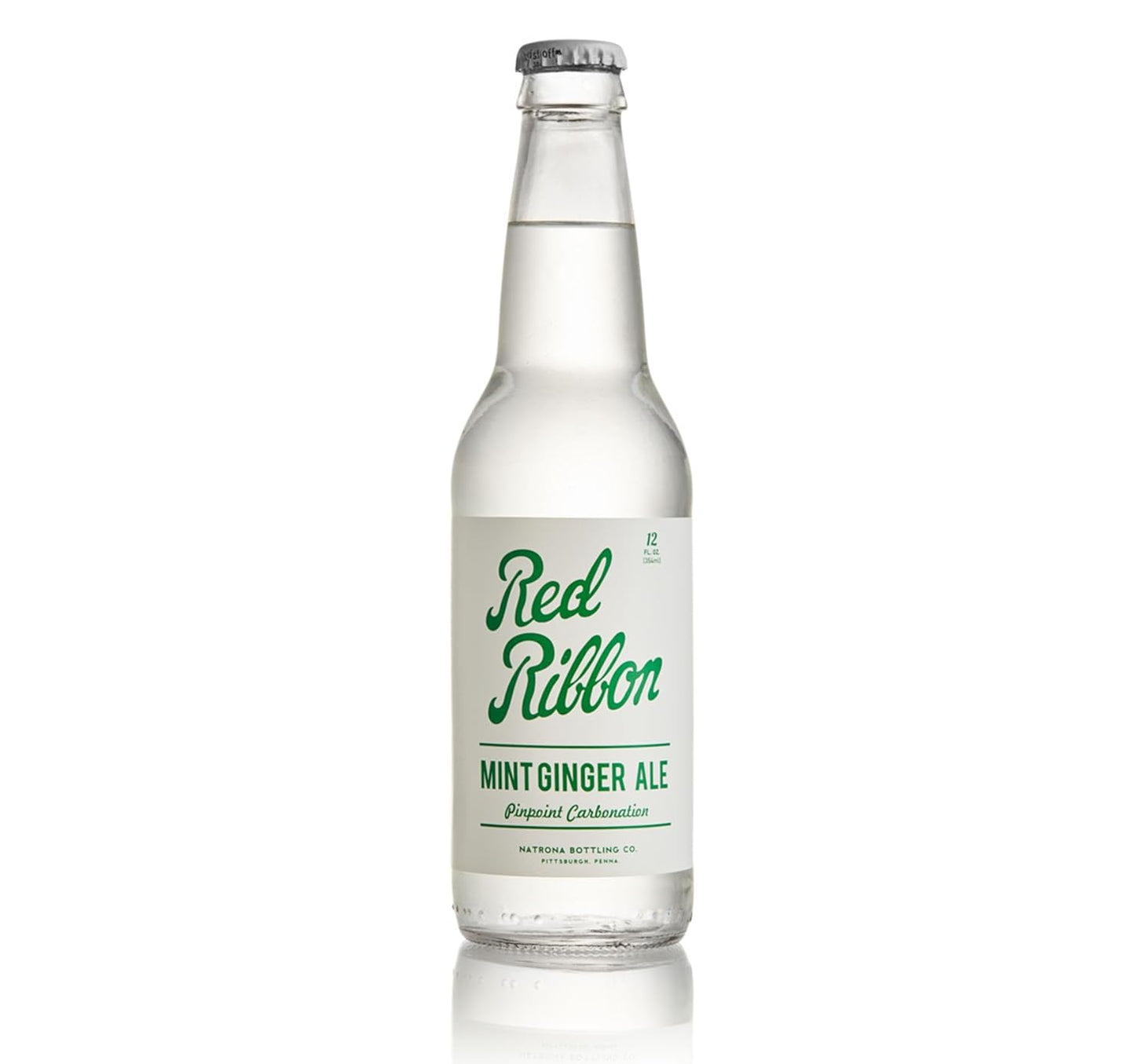 AmishTastes Mint Ginger Ale in 12 Oz. Glass Bottles - Pack of 12