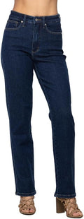 High Waist Tummy Control Classic Straight Jeans for Women - 31in
