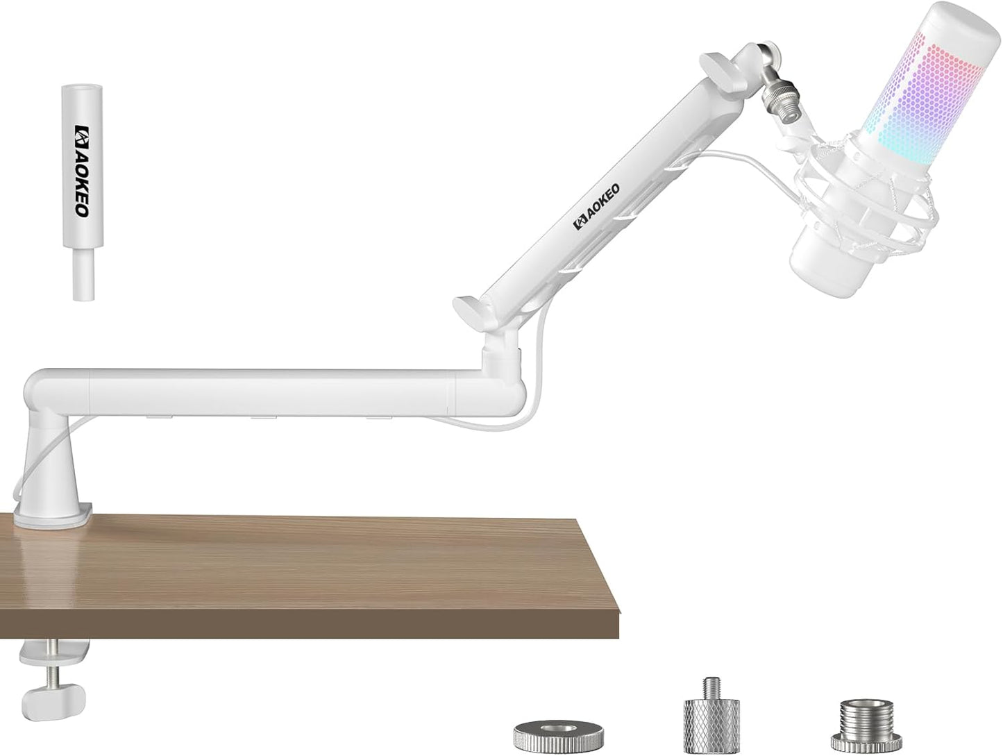 Microphone Arm for Blue Yeti and More - Adjustable Boom Stand
