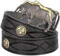 Full Grain Western Tooled Leather Belt 1-1/2 in - Interchangeable