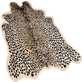 Leopard Area Rug Animals Printed Faux Fur Cowhide Carpet - Stylish