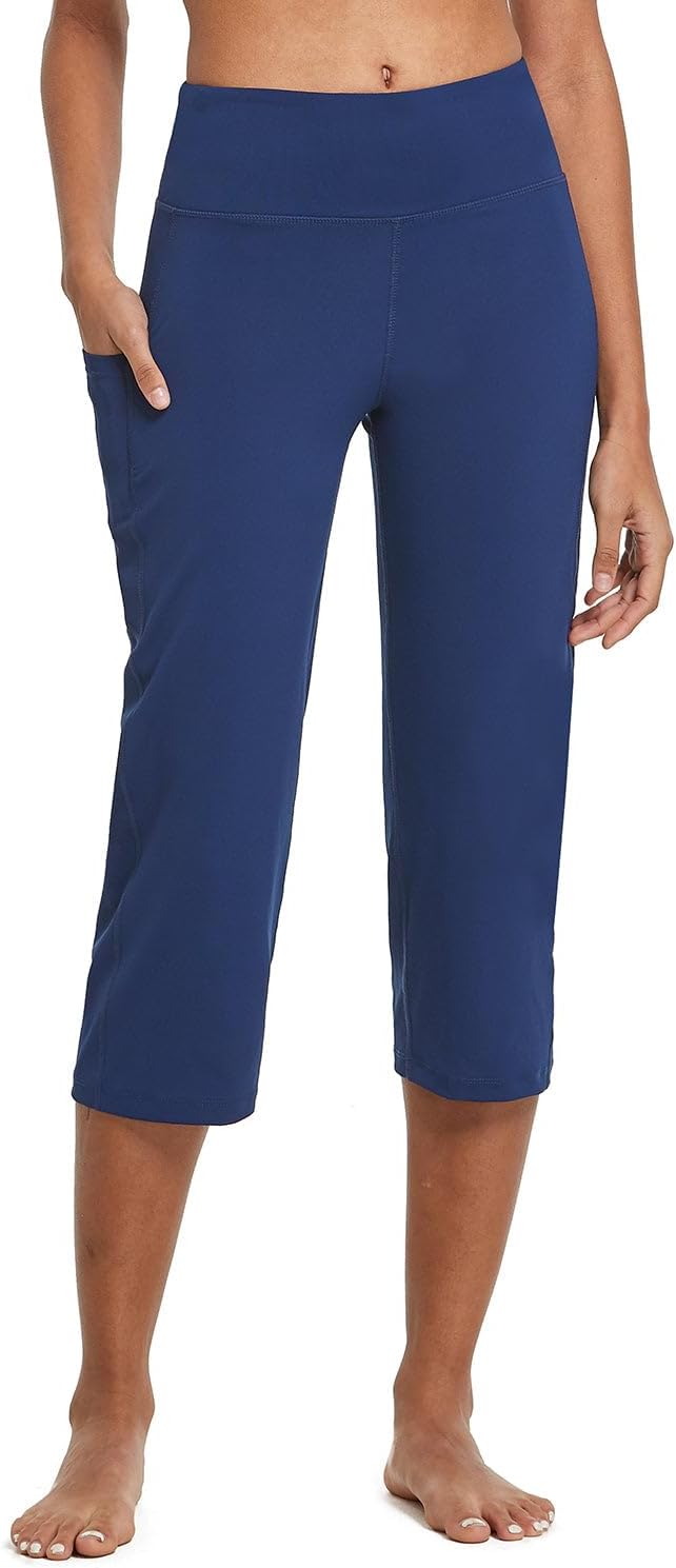 Baleaf Womens Yoga Capri Pants for Comfort and Style