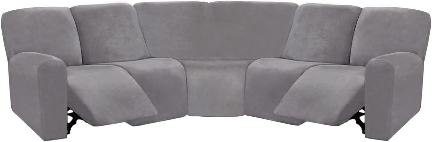 ULTICOR 7-Piece L Shape Recliner Sofa Covers for Comfort