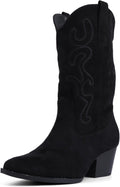 Cowgirl Mid Calf Western Embroidered Boots for Women - Comfortable you