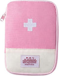 Small First Aid Bag Empty - Pink Mini Portable Medical Pouch