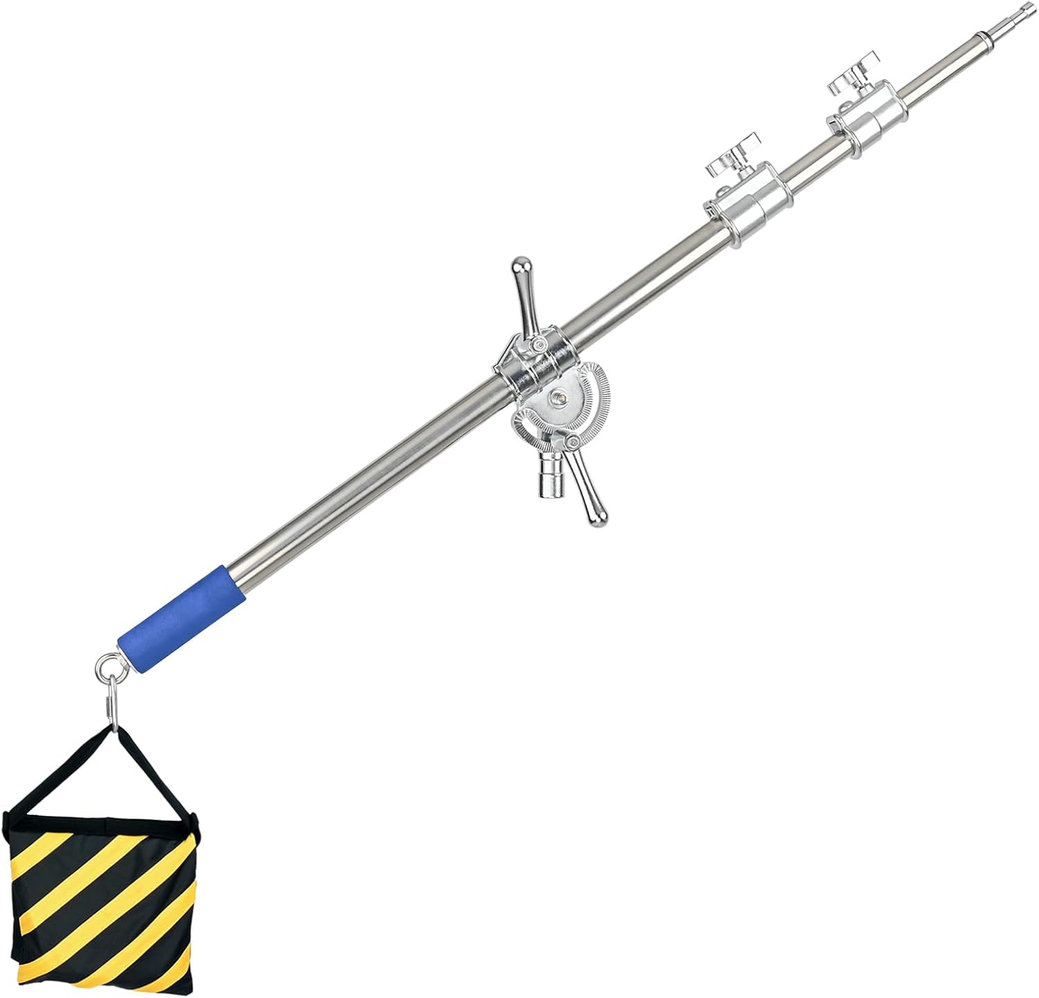 Stainless Steel Heavy Duty Boom Arm Bar for Photography Needs