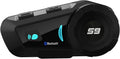 S-9 Motorcycle Helmet Bluetooth 6-Rider Intercom - Long-Range Group