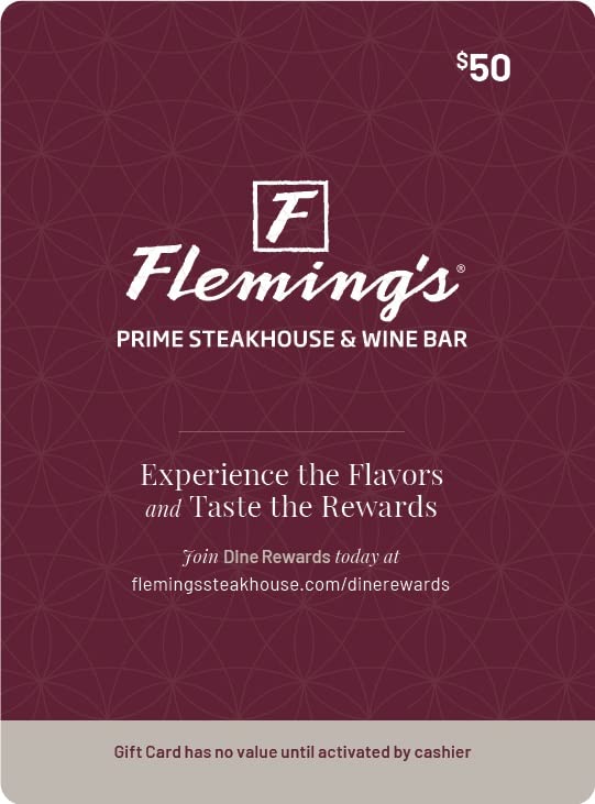 Flemings Prime Steakhouse Gift Card for Dining Experiences