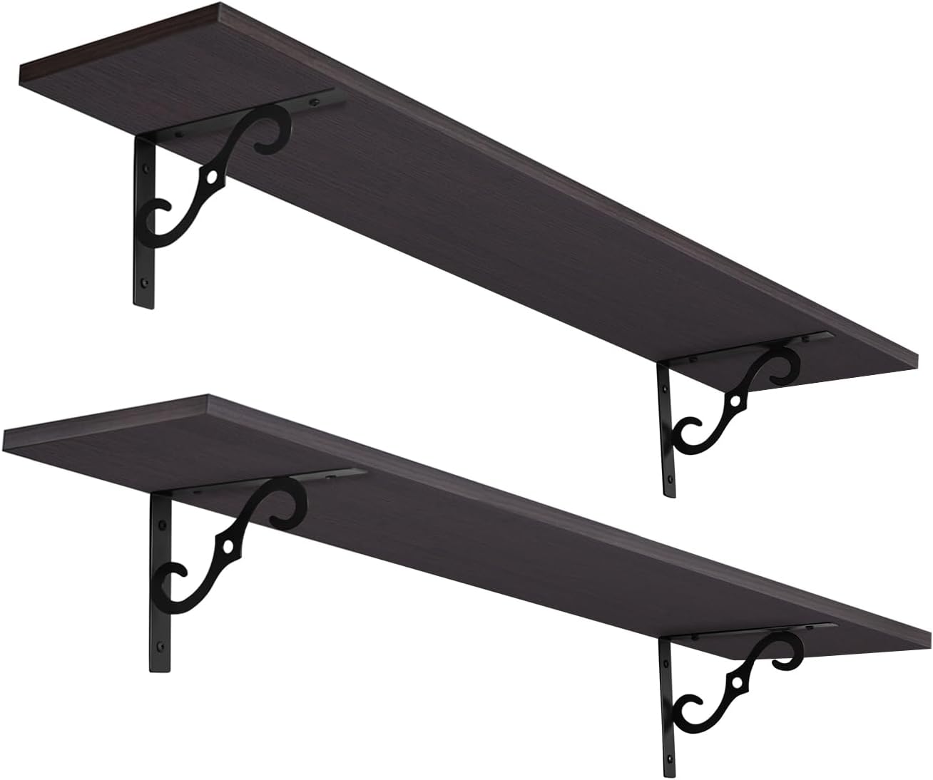 DINZI LVJ Long Wall Shelves Set of 2 for Stylish Storage