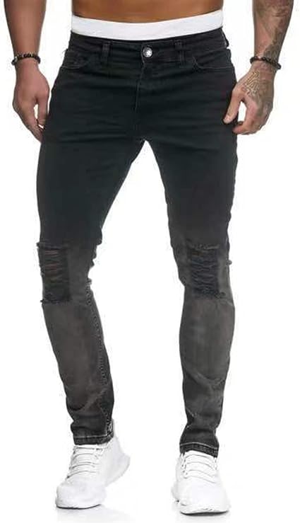 HUNGSON Mens Slim Fit Jeans for a Stylish and Comfortable Look