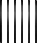 GeilSpace 6 Pack 3/4in 24in Pre-Cut Black Metal Pipe for DIY