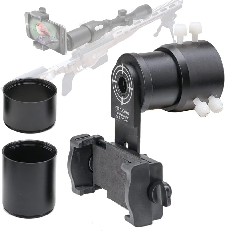 Rifle Scope Mount Camera Adapter for Hunting & Birding Fun