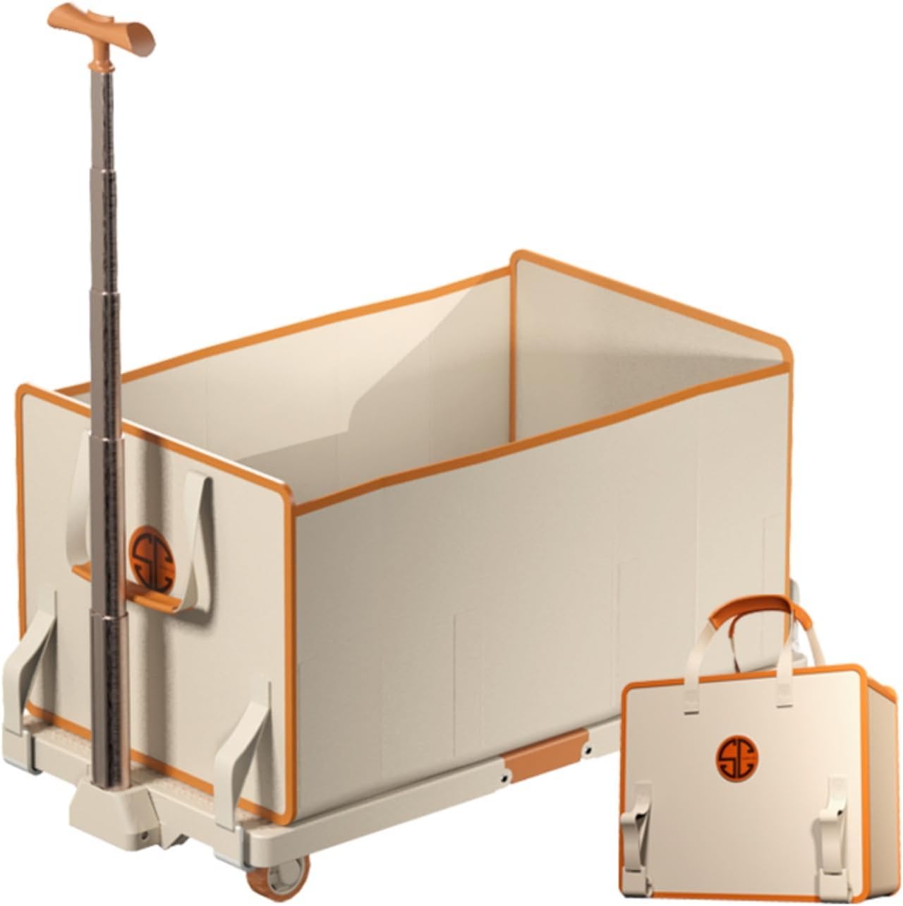 Collapsible Platform Cart: Portable Storage Wonder