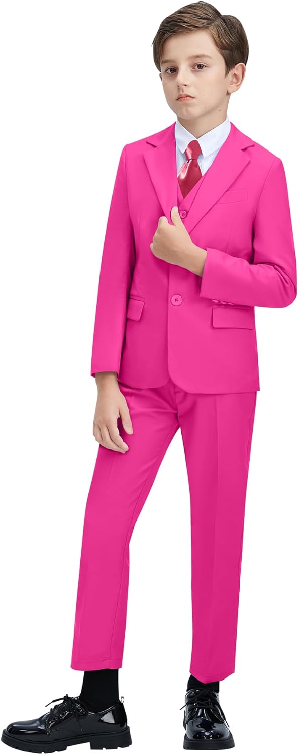 Toddler Boys Suit Slim Fit Tuxedo for Formal Occasions