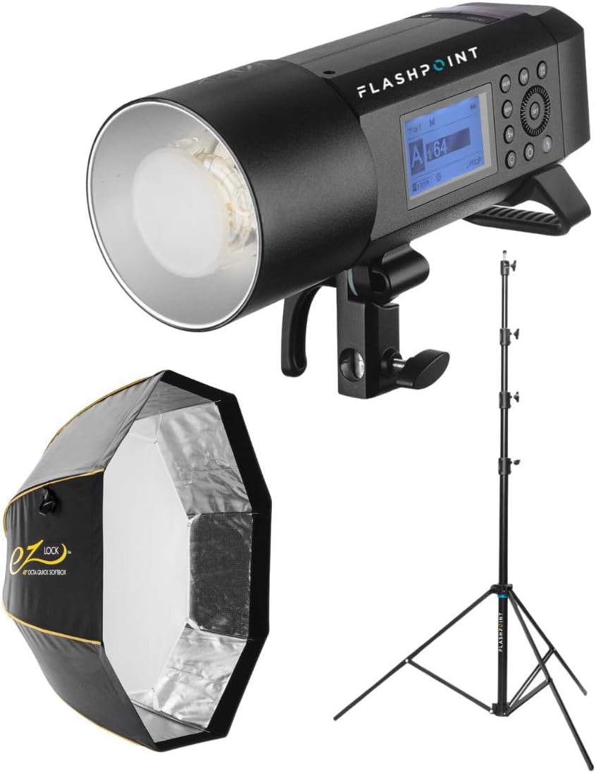 Flashpoint XPLOR 400 Pro Monolight Bundle with Softbox & Stand