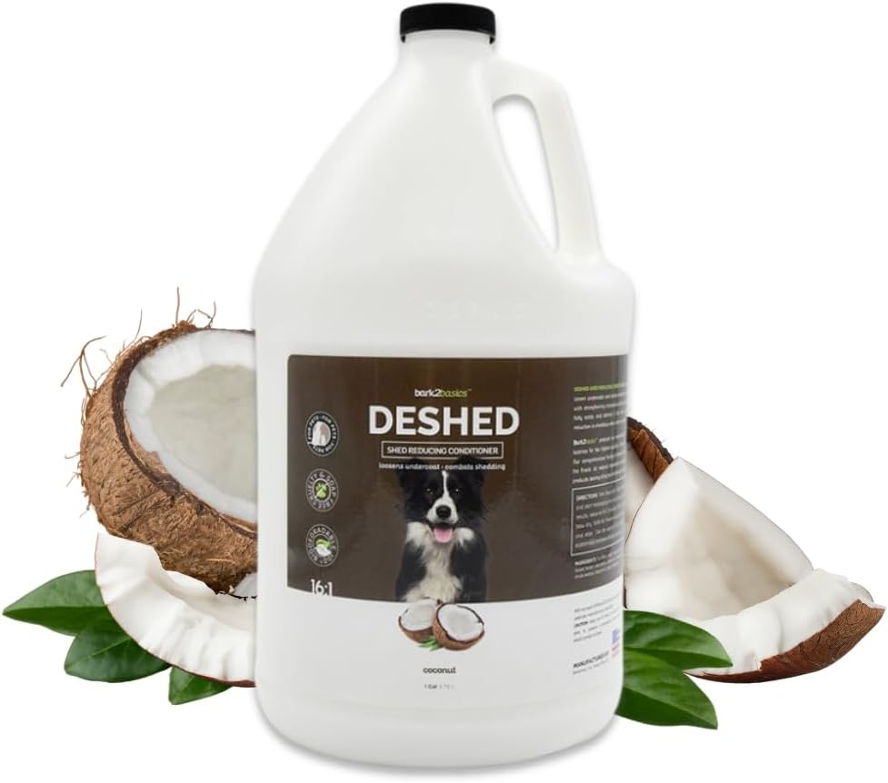 Bark2Basics DeShedding Dog Conditioner for Reduced Shedding
