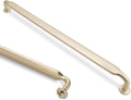 6 Pack 10 in Cabinet Pulls Brushed Brass - Solid Zinc Alloy Handles